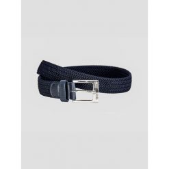 Pleciony pasek Equiline One. Niebieskie paski damskie EQODE BY EQUILINE, bez wzorów, eleganckie. Za 441.00 zł.