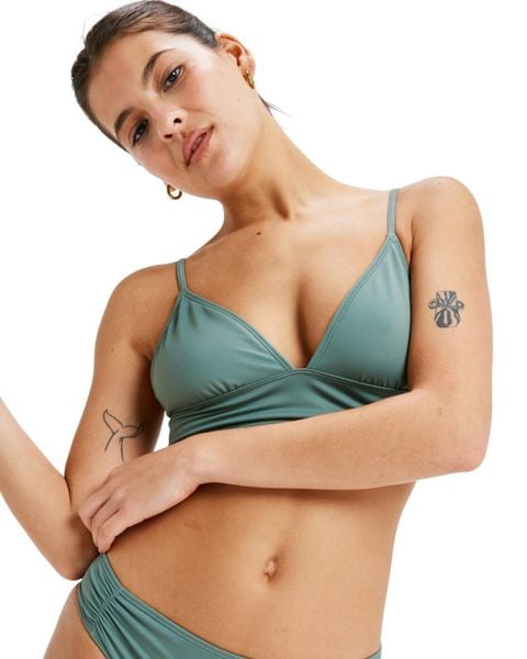 Stanik bikini dla Kobiety SD BEACH CLASSICS Zielony. Zielone bikini damskie Roxy, m, bez wzorów. Za 159.99 zł.