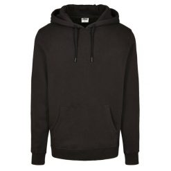 Bluza z kapturem duże rozmiary Urban Classic organic basic. Czarne bluzy męskie Urban Classics, m, bez wzorów, z bawełny, z kapturem. Za 246.00 zł.