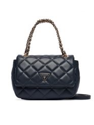 Guess Torebka Juliet Mini HWQG24 56740 Granatowy. Niebieskie torebki do ręki damskie Guess, z aplikacjami, ze skóry, bez dodatków. Za 494.99 zł.