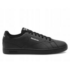 Buty na co dzień męskie REEBOK COURT CLEAN. Czarne buty sportowe męskie Reebok, bez zapięcia. Za 265.00 zł.