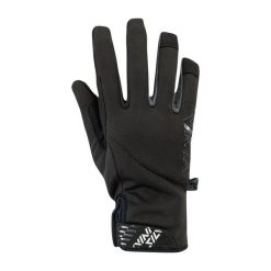 Rękawiczki softshell dziecięce Silvini Ortles CA1541. Czarne rękawiczki dziecięce Silvini, bez wzorów, z materiału. Za 192.00 zł.
