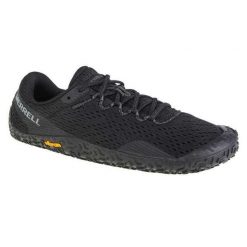 Damskie Buty Do Biegania Vapor Glove 6. Czarne obuwie sportowe damskie Merrell, bez wzorów, do biegania. Za 608.99 zł.