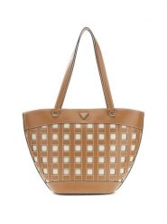 Guess Torebka 182879 Brązowy. Brązowe torebki do ręki damskie Guess, z aplikacjami, bez dodatków. Za 674.99 zł.