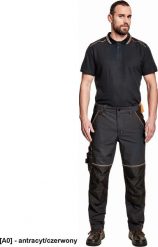 CERVA KNOXFIELD - koszulka polo - antracyt/pomarańczowy S. Brązowe koszulki polo męskie CERVA, m, bez wzorów, bez ramiączek. Za 16.45 zł.