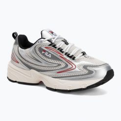 Buty damskie FILA Actix Retro. Szare obuwie sportowe damskie Fila, bez wzorów, z gumy, na fitness i siłownię. Za 269.99 zł.
