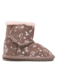 EMU Australia Śniegowce Woodland Toddle B12765 Brązowy. Brązowe buty zimowe dziewczęce Emu Australia, bez wzorów, ze skóry, bez zapięcia. Za 269.99 zł.