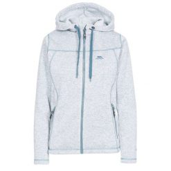 Bluza Polarowa Damska Odelia. Niebieskie bluzy sportowe damskie Trespass, l, bez wzorów, z polaru, bez kaptura, trekkingowe. Za 129.99 zł.