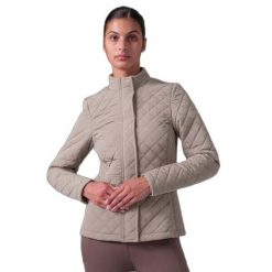 Damska kurtka puchowa PS of Sweden Lillian Quilted. Brązowe kurtki damskie PS OF SWEDEN, bez wzorów, z puchu, bez kaptura. Za 863.50 zł.