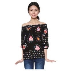 Desigual Bluzka Damska Bluse D Minor 18swbwbr 2000 (Rozmiar S). Bluzki damskie marki Desigual. W wyprzedaży za 134.00 zł.