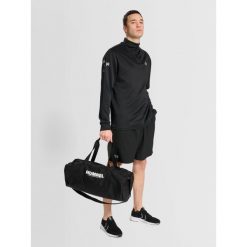 Bluza z zamkiem 1/2 z długim rękawem Hummel Hmlkrótka. Czarne bluzy męskie Hummel, s, bez wzorów, prążkowane, bez kaptura, na fitness i siłownię. Za 173.90 zł.