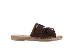 Klapki Bayla-161 059 510 Khaki, Zielony, Skóra naturalna - 36. Zielone klapki damskie Bayla, bez wzorów, ze skóry, wakacyjne, bez obcasa. W wyprzedaży za 44.10 zł.