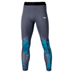 Legginsy Mizuno Virtual. Szare legginsy sportowe męskie Mizuno, s, bez wzorów, na fitness i siłownię. Za 305.00 zł.