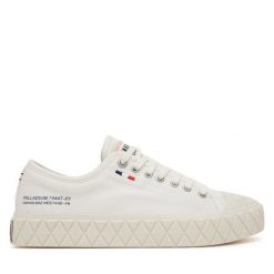 Trampki Palladium. Białe trampki i tenisówki damskie Palladium, bez wzorów, bez zapięcia. Za 239.99 zł.