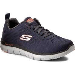 Buty SKECHERS - The Happs 52185/DKNV Dark Navy. Niebieskie buty sportowe męskie Skechers, z materiału. W wyprzedaży za 219.00 zł.