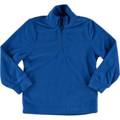 Koszulka polarowa w kolorze niebieskim. Niebieskie swetry dla chłopców CMP Kids, bez wzorów, z materiału, bez ramiączek. W wyprzedaży za 49.95 zł.