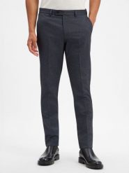 Finshley & Harding London spodnie z zestawu modułowego z domieszką wełny Mężczyźni Slim Fit szary, 56. Szare eleganckie spodnie męskie Finshley & Harding London, m, bez wzorów, z wełny. Za 349.95 zł.