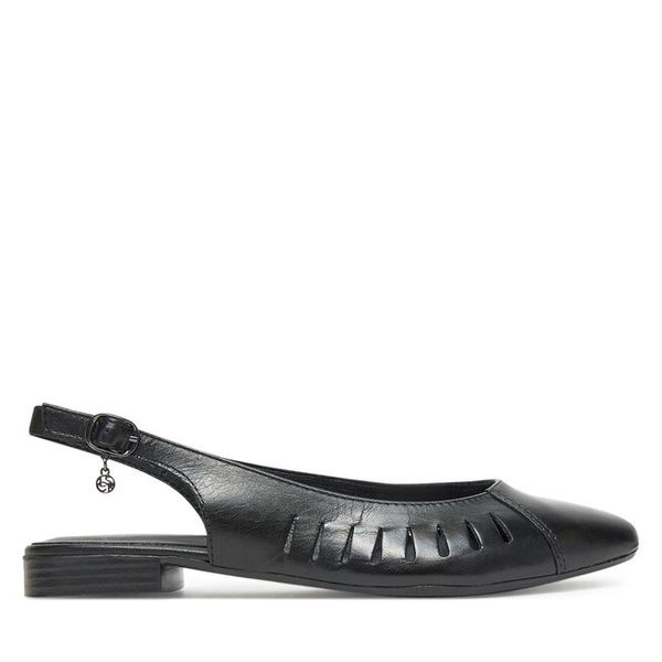 Sandały Lasocki. Czarne sandały damskie Lasocki, bez wzorów, bez obcasa, na płaskiej podeszwie, bez zapięcia. Za 149.99 zł.