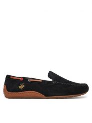 Beverly Hills Polo Club Mokasyny WB-VIESTE-07 Czarny. Czarne mokasyny damskie Beverly Hills Polo Club, ze skóry. Za 180.99 zł.