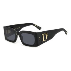 Okulary przeciwsłoneczne damskie DSQUARED2 D2 0109/S 807 Rozmiar 52 mm. Czarne okulary przeciwsłoneczne damskie Dsquared. W wyprzedaży za 1,207.50 zł.