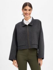 Drykorn sweter wełniany Kobiety szary, 36. Szare swetry damskie DRYKORN, bez wzorów, z materiału, bez kołnierzyka, bez ramiączek, bez kaptura. Za 1,499.95 zł.