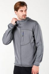 Męska Bluza z Kapturem z 100% Wełny Merino - Maestro/Woolona. Czarne bluzy męskie WOOLONA, na zimę, l, bez wzorów, z materiału, z kapturem. Za 540.00 zł.