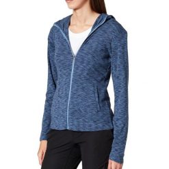 Bluza trekkingowa damska Columbia Outer Spaced Full Zip. Niebieskie bluzy sportowe damskie Columbia, bez wzorów, z bawełny, bez kaptura, trekkingowe. W wyprzedaży za 193.00 zł.