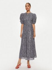 ROTATE Sukienka koktajlowa Noona 1127382980 Niebieski Regular Fit. Niebieskie sukienki damskie ROTATE, bez wzorów, z syntetyku, wizytowe, bez kołnierzyka, bez ramiączek. Za 879.99 zł.