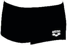 Kąpielówki męskie na basen Arena Super Hero Low Waist Short. Czarne kąpielówki męskie Arena, l, bez wzorów, z elastanu, długie, na fitness i siłownię. Za 91.98 zł.
