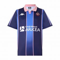 Trzeci strój Union Bordeaux-Bègles 2026. Niebieskie koszulki sportowe męskie Kappa, l, bez wzorów, bez kołnierzyka, bez ramiączek. Za 454.50 zł.