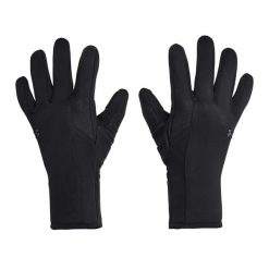 Rękawiczki trekkingowe damskie Under Armour Storm Fleece. Czarne rękawiczki damskie Under Armour, bez wzorów, sportowe. Za 119.99 zł.