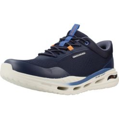 Buty SKECHERS ARCH FIT ORVAN HUNTER Niebieski. Niebieskie trekkingi męskie Skechers, trekkingowe. Za 292.99 zł.