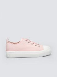 Trampki damskie wsuwane różowe TT374109 600. Czerwone trampki i tenisówki dziewczęce Big Star, bez wzorów, z jeansu, bez zapięcia. Za 129.99 zł.