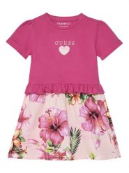 Guess Sukienka codzienna K6GK01 K6YW4 Różowy Regular Fit. Czerwone sukienki dla dziewczynek Guess, z aplikacjami, z bawełny, bez ramiączek. Za 179.99 zł.