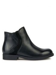 Geox Botki J Agata Girl Wpf J36HZA 04377 C9999 D Czarny. Czarne botki dziewczęce Geox, ze skóry, bez zapięcia. Za 419.99 zł.