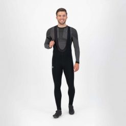 Spodnie sportowe męskie Rogelli PERANO, ocieplane. Czarne spodnie sportowe męskie Rogelli, m, bez wzorów, z materiału, rowerowe. Za 259.00 zł.