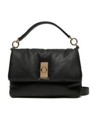 Tommy Hilfiger Torebka AW0AW16885 Czarny. Czarne torebki do ręki damskie Tommy Hilfiger, bez wzorów, ze skóry, bez dodatków. Za 629.99 zł.