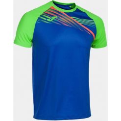 Koszulka do biegania męska Joma Elite X. Niebieskie koszulki sportowe męskie Joma, m, bez wzorów, bez kołnierzyka, bez ramiączek, do biegania. Za 186.99 zł.