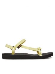 Teva Sandały Original Universal Slim 1150110 Żółty. Żółte sandały damskie Teva, bez wzorów, z materiału, bez obcasa, bez zapięcia. Za 239.99 zł.