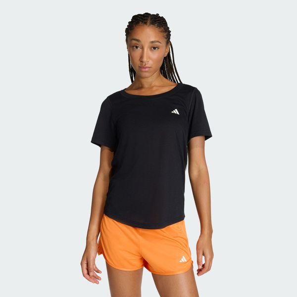 Koszulka Workout Essentials Scoop Neck. Białe koszulki sportowe damskie Adidas, l, bez wzorów, z dzianiny, bez kołnierzyka, bez ramiączek, na fitness i siłownię, climacool (adidas). Za 109.00 zł.