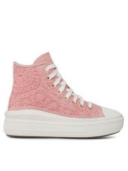 Converse Trampki Chuck Taylor All Star Move A03951C Różowy. Czerwone trampki i tenisówki damskie Converse, bez wzorów, z materiału, retro, bez zapięcia. Za 469.99 zł.