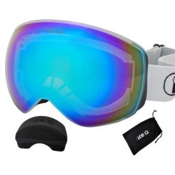 Gogle narciarskie dla dorosłych Ice-Q Cortina 3, Anti-slip, OTG na okulary. Białe trampki i tenisówki damskie ICE-Q, bez wzorów, sportowe, bez zapięcia. W wyprzedaży za 199.90 zł.