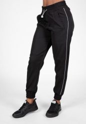 Pasadena Woven Spodnie - Czarny. Czarne spodnie materiałowe damskie GORILLA WEAR, xs, bez wzorów, z poliesteru, na fitness i siłownię. Za 237.60 zł.