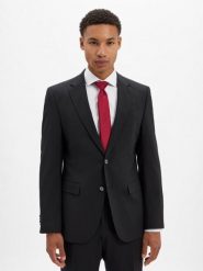BOSS kurtka modułowa z wełny dziewiczej - Jasper Mężczyźni Regular Fit wełna ze strzyży niebieski, 48. Niebieskie kurtki męskie Boss, m, bez wzorów, z wełny, eleganckie, bez kaptura. Za 1,499.95 zł.