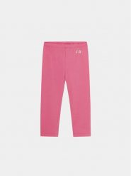 Mayoral Legginsy 703 Różowy Slim Fit. Czerwone legginsy dla dziewczynek Mayoral, bez wzorów, z bawełny. Za 29.99 zł.