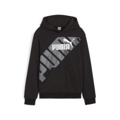 Puma Bluza Power Graphic Tr 67925601. Czarne bluzy sportowe męskie Puma, m, bez wzorów, z bawełny, z kapturem. Za 121.99 zł.