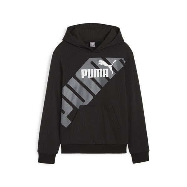 Puma Bluza Power Graphic Tr 67925601. Czarne bluzy męskie Puma, m, bez wzorów, z bawełny, z kapturem. Za 126.94 zł.