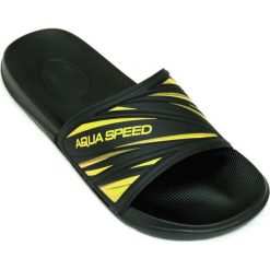 Klapki Aqua-Speed Idaho M kol.18. Czarne klapki męskie Aqua-Speed, z materiału. W wyprzedaży za 69.00 zł.