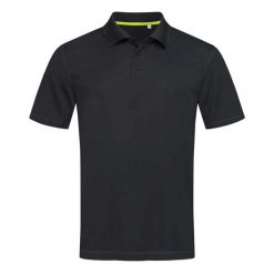 Męska Koszulka Polo Active 140. Czarne koszulki polo męskie Stedman, m, bez wzorów, bez ramiączek. Za 67.99 zł.