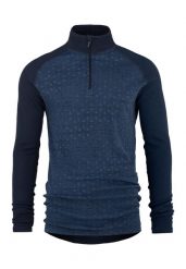 Koszulka z długim rękawem Bula Geo Merino. Niebieskie bluzki z długim rękawem męskie Bula, m, bez wzorów, z dzianiny, bez kołnierzyka. Za 485.75 zł.